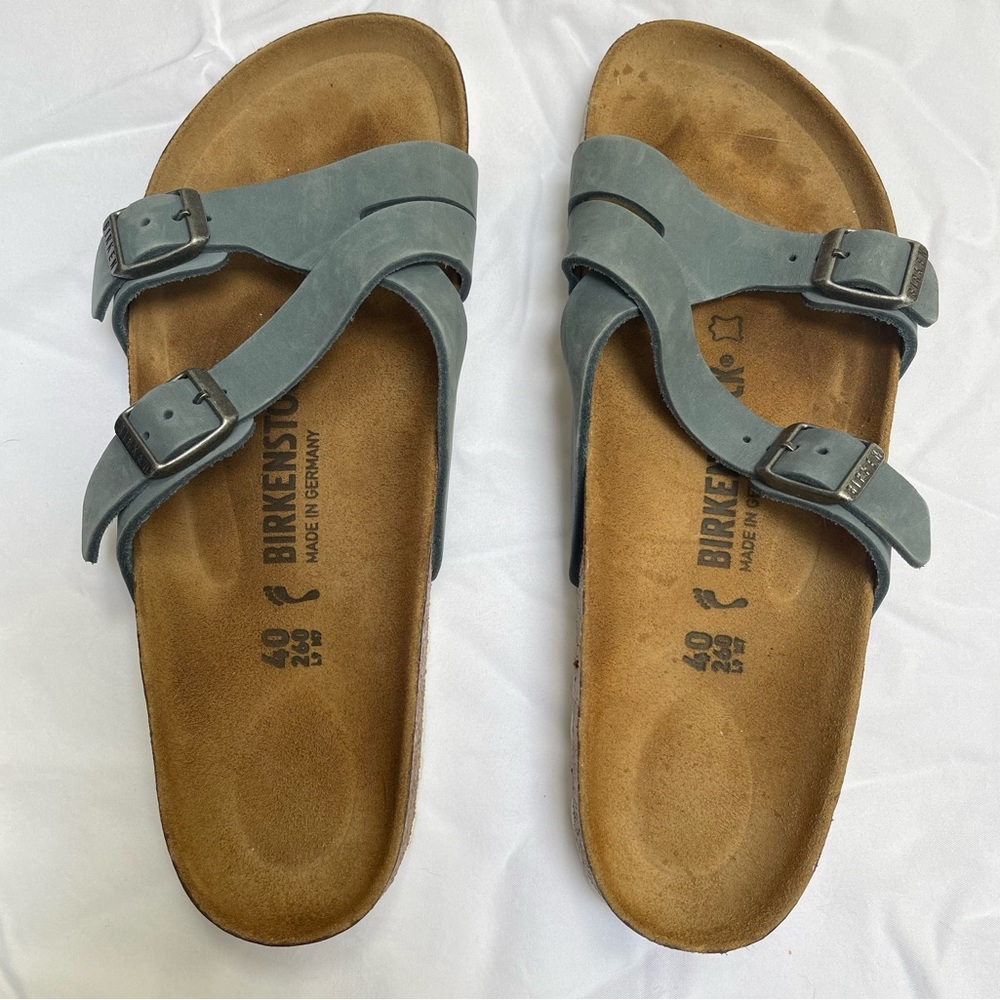 Women’s Birkenstock Sandals in blue-grey colour